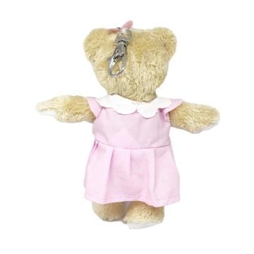 Pink bear keyring