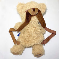 Back of Eddy Teddy backpack