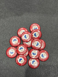 Eddy the Teddy pin badge