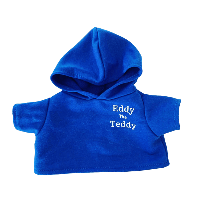 blue teddy bear hoodie