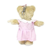 Pink bear keyring