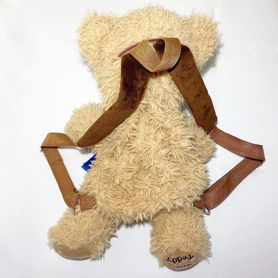 Back of Eddy Teddy backpack