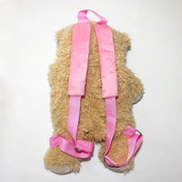 Girl teddy bear backpack