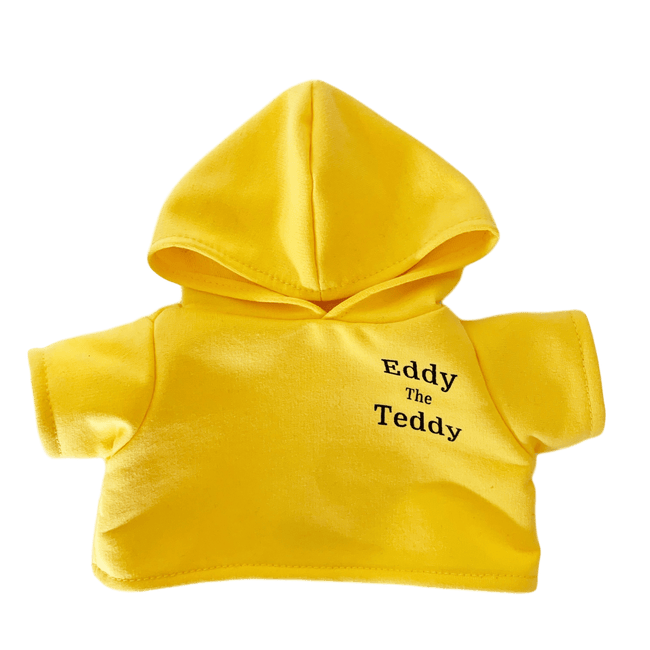 yellow teddy bear hoodie